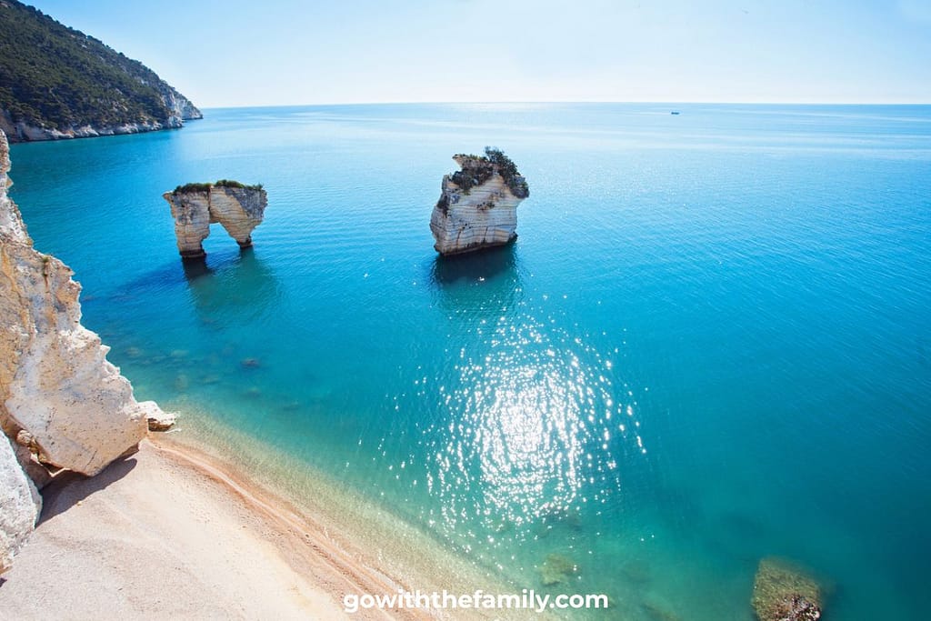 puglia-family-beaches-italy-1200x800 | Go With The Family Turquoise water beach in Puglia, Italy, ideal for families and kids
