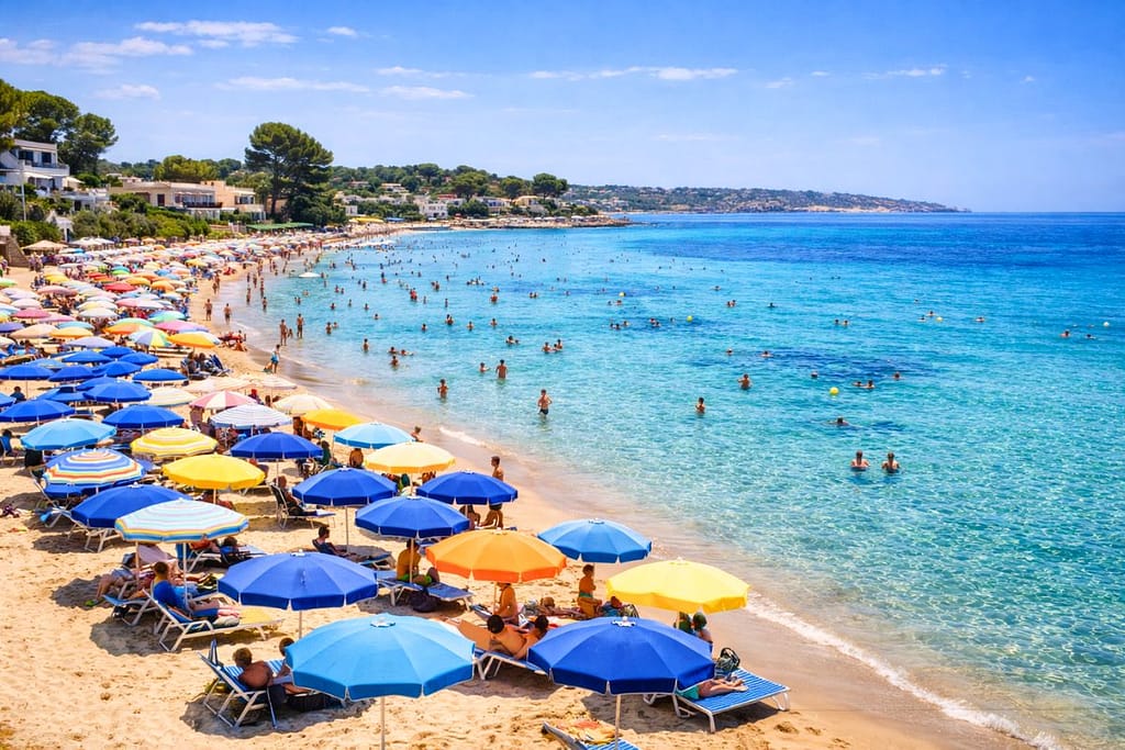 fontane-bianche-sicily-beach-1200x800 | Go With The Family Fontane Bianche beach Sicily with clear turquoise water and sandy shoreline