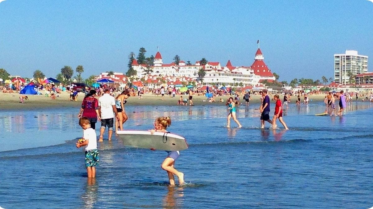 Huntington Beach California Surf City Family Beach | Go With The Family Coronado Beach San Diego family-friendly beach with kids
