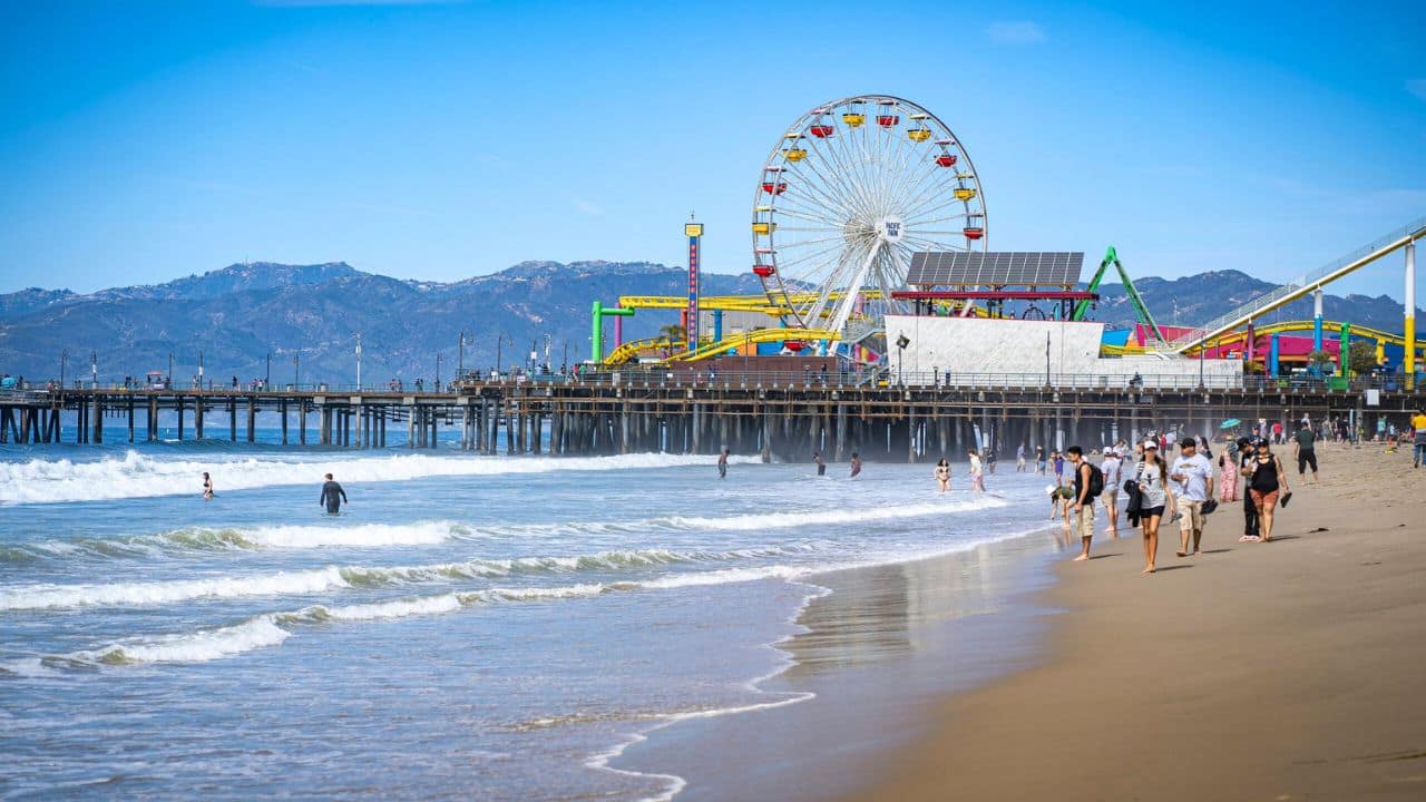 Santa Monica Pier California Family Beach | Go With The Family Santa Monica Pier California family-friendly beach with kids
