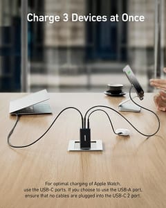 multi-port-usb-charger-family-travel | Go With The Family Multi-port USB charger for family travel and charging multiple devices on flights and travel days