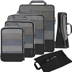 Compression Packing Cubes for Family Travel | Go With The Family Compression packing cubes for family travel suitcase organization